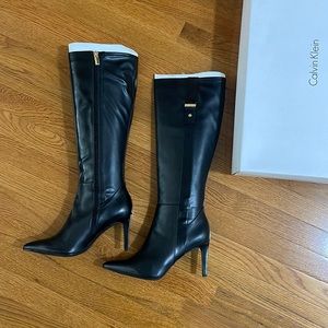 Calvin Klein pointy toe boots
